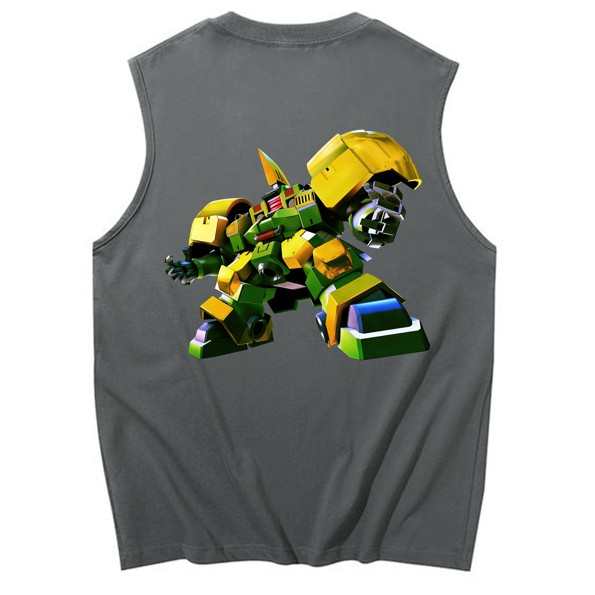 （画像用） 機動戦士ガンダム Mobile Suit Gundam コットン100％タンクトップ（背面プリント）